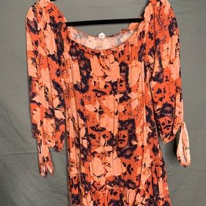 Off the Shoulder Floral Dress